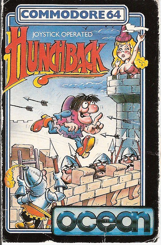Hunchback [Cassette Version] box art for Commodore 64